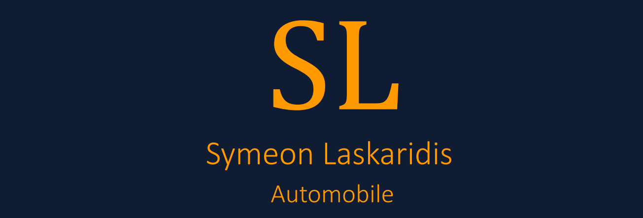 Logo von SL Automobile Willich in goldener Schrift auf dunkelblauem Hintergrund.